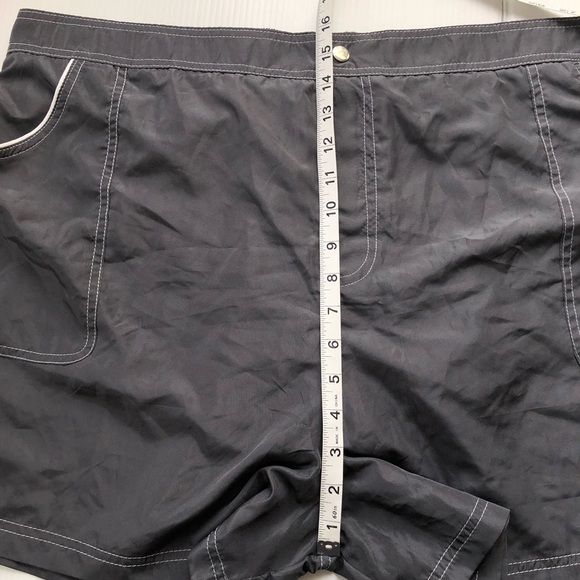 NWT Free Country Women’s Plus Size Gray Swim Board Shorts, Swimsuit bottom 2X - Picture 14 of 16